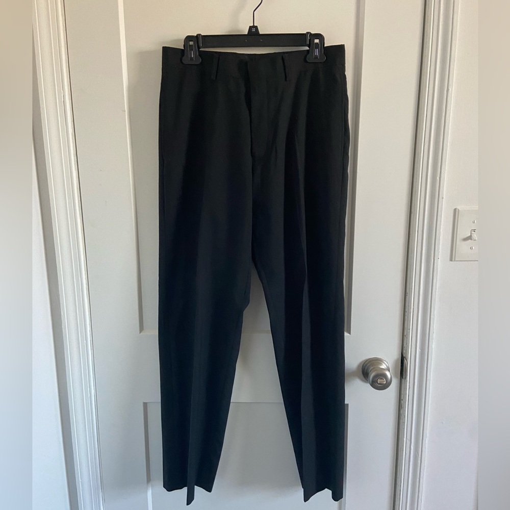 Mens black dress pants